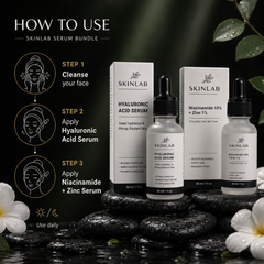 SKINLAB Ultimate Glow Bundle | Hyaluronic Acid + Niacinamide Serum