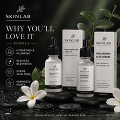 SKINLAB Ultimate Glow Bundle | Hyaluronic Acid + Niacinamide Serum